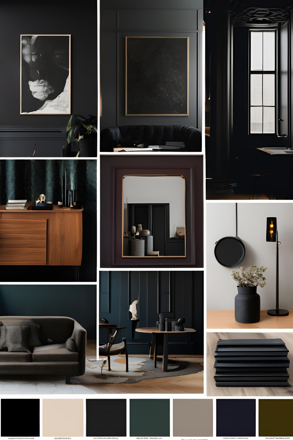 Dark Academia Interior Design: Dark & Moody Interiors