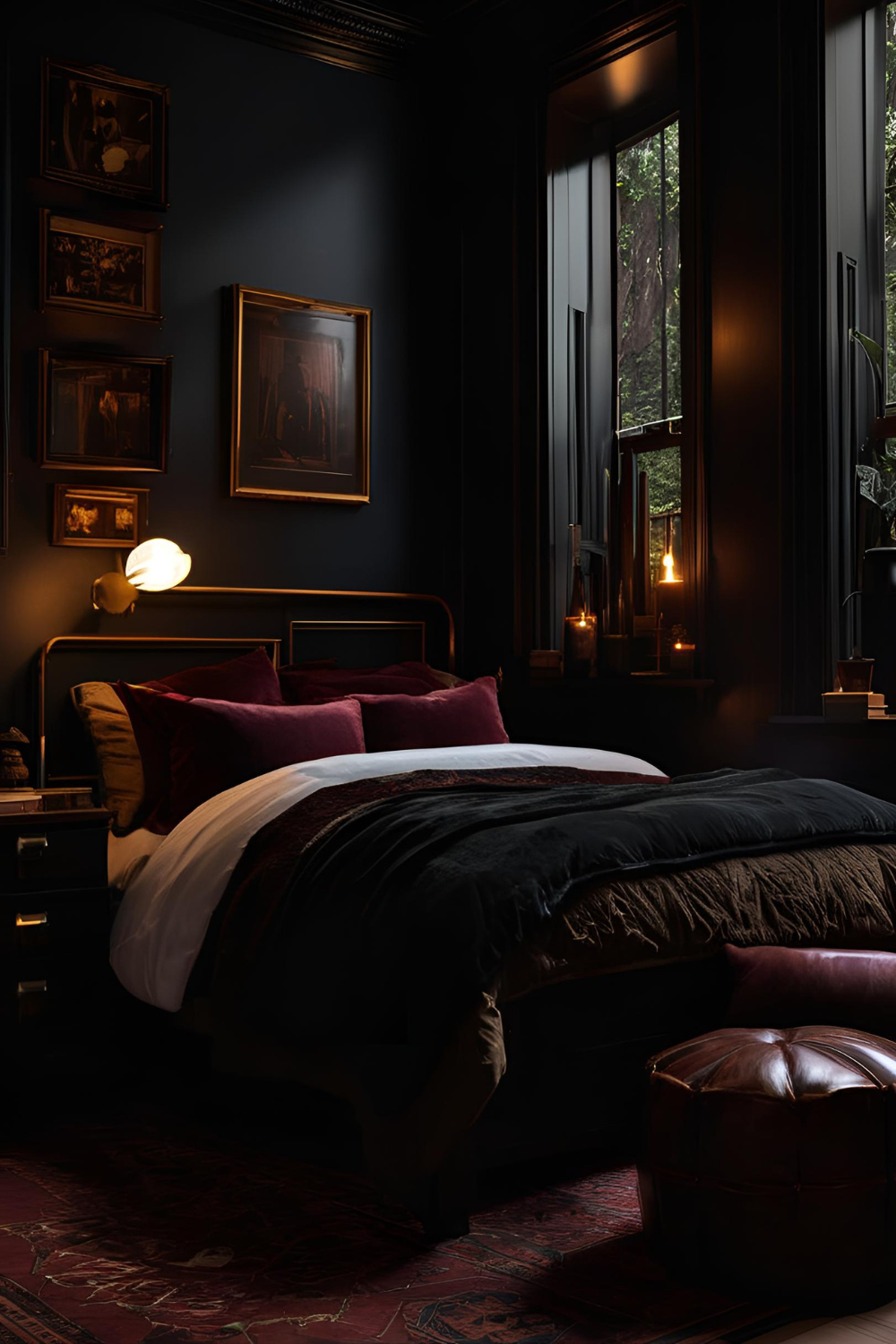 Dark Academia Interior Design: Dark & Moody Interiors