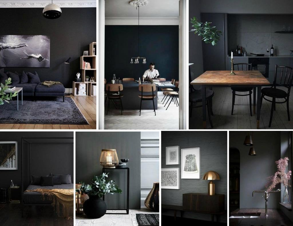 posttitle | sitetitle Black interiors