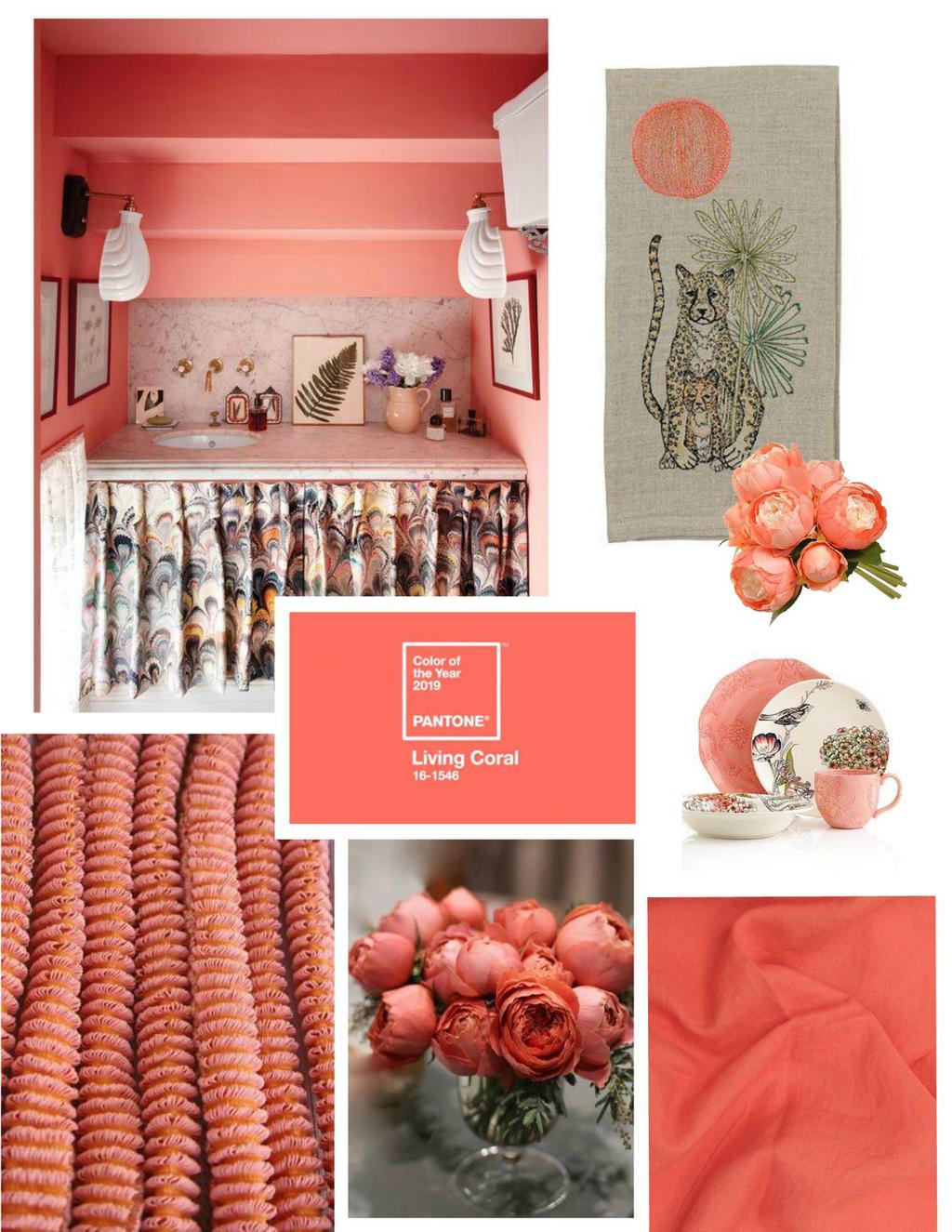 Living Coral - Pantone color of the year for 2019 comes with a Warning - SampleBoard