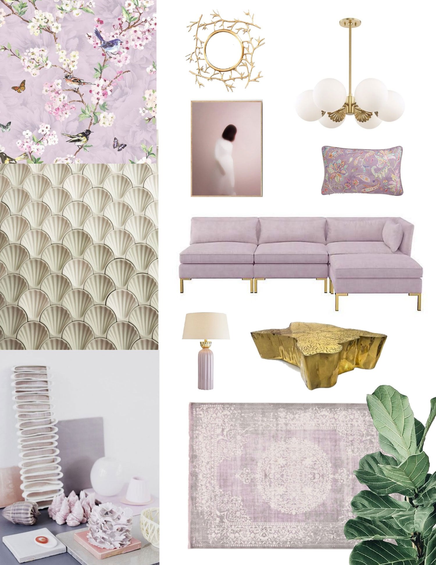 Interior color trend why are we seeing lilac everywhere | sampleboard