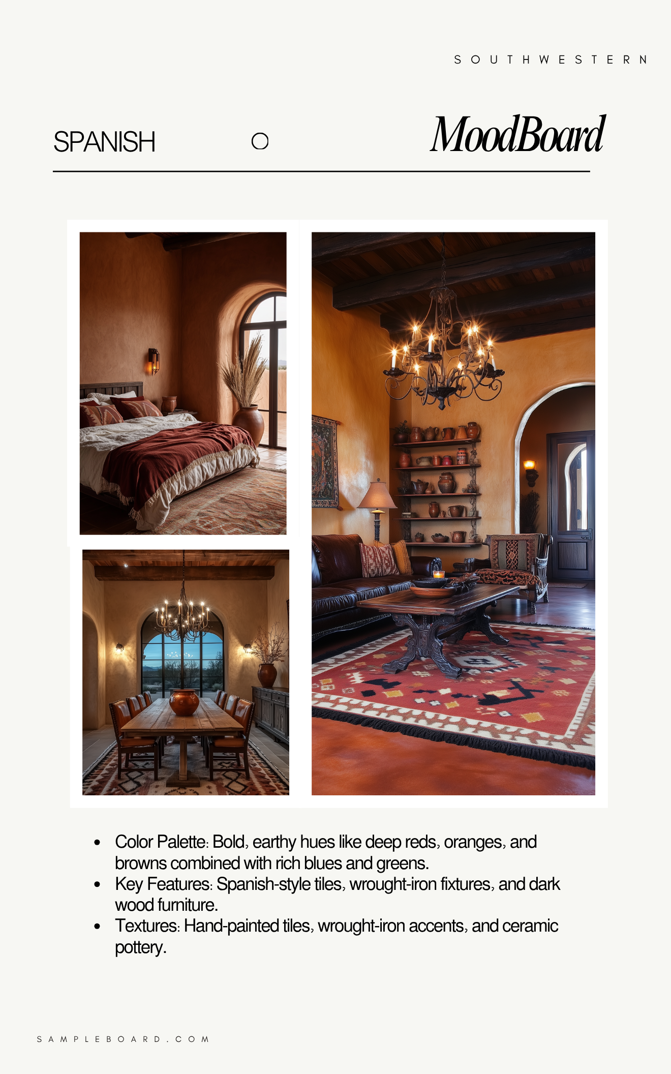 Southwestern interior design style