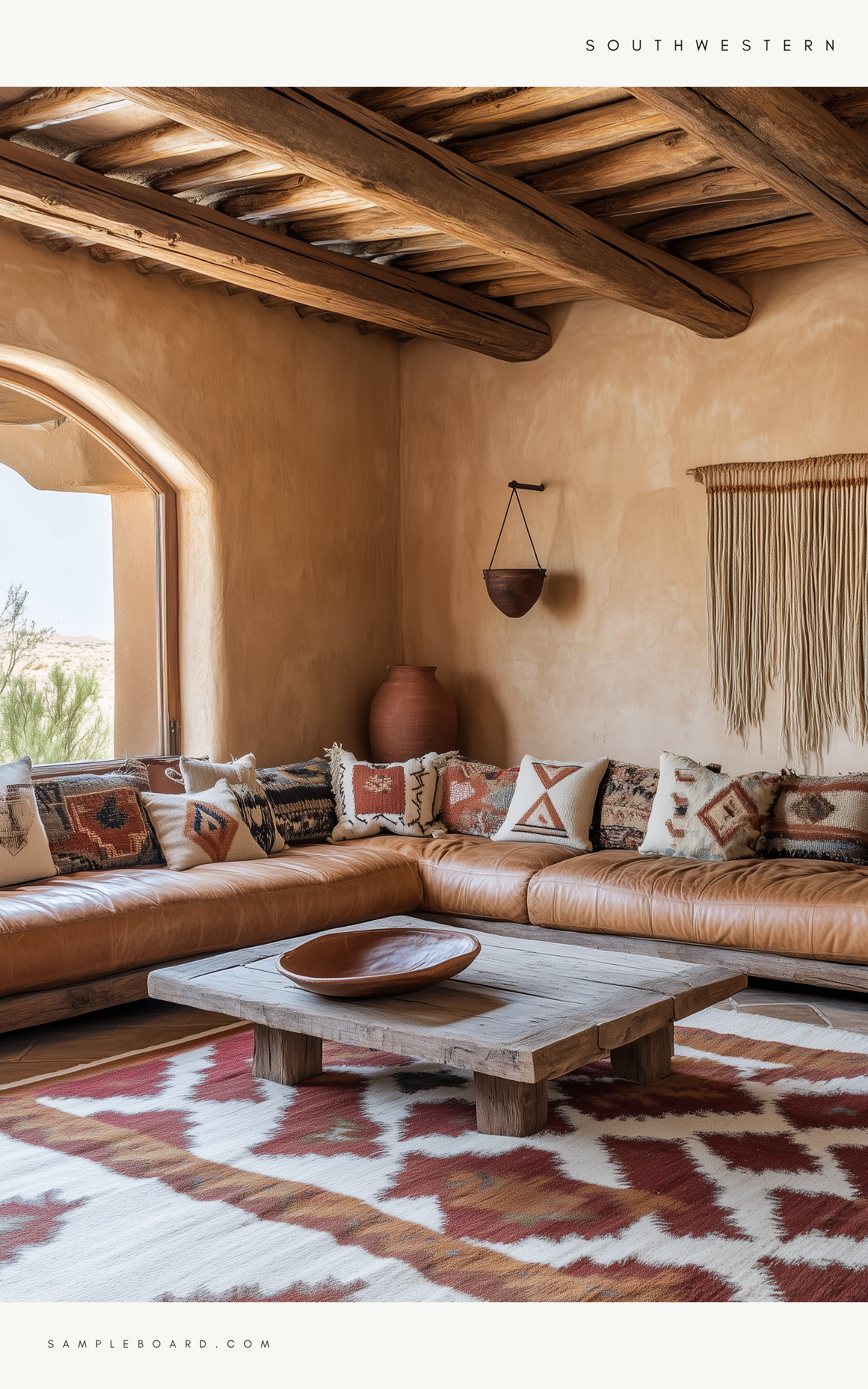 Southwestern interior design style