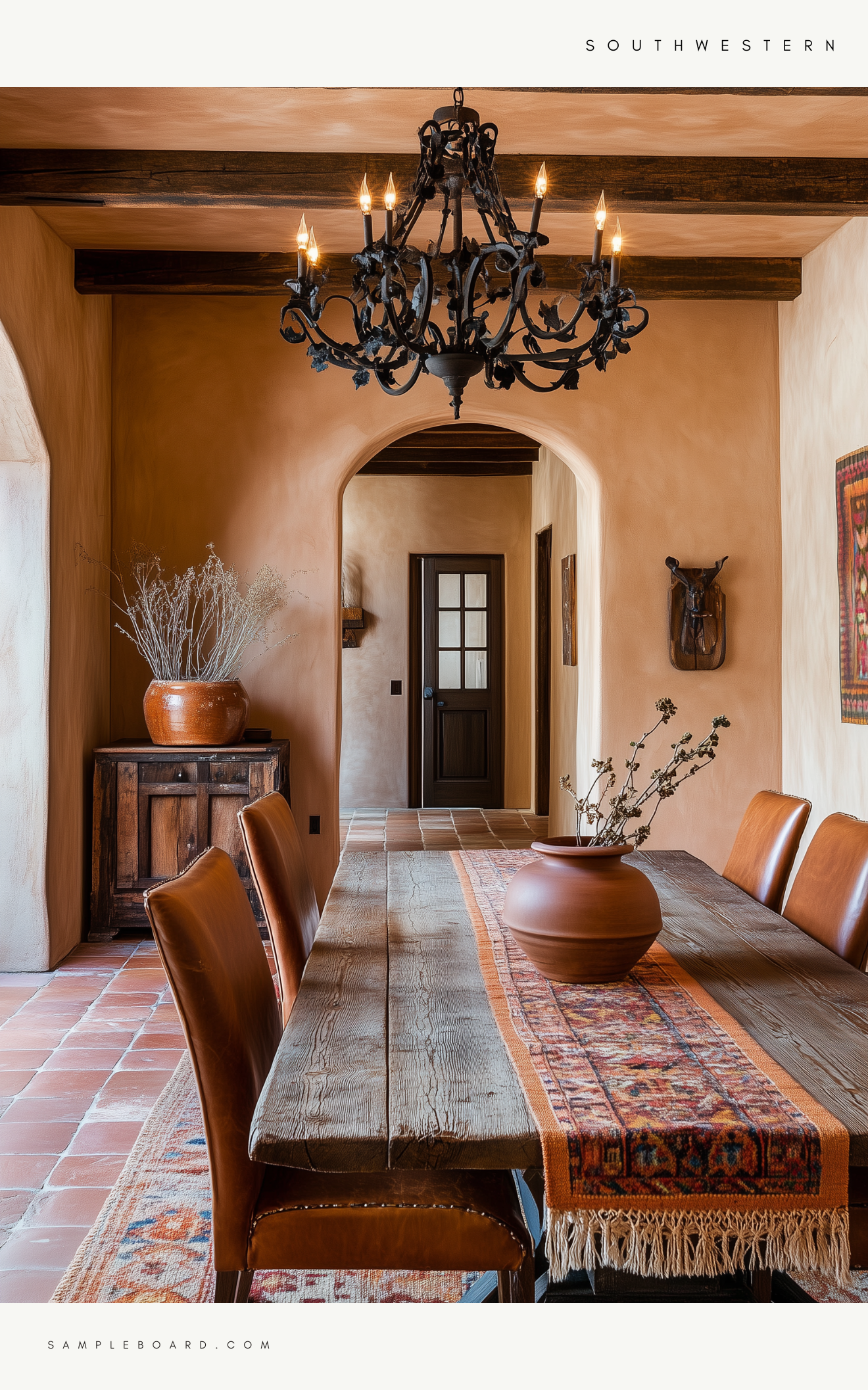Southwestern interior design style