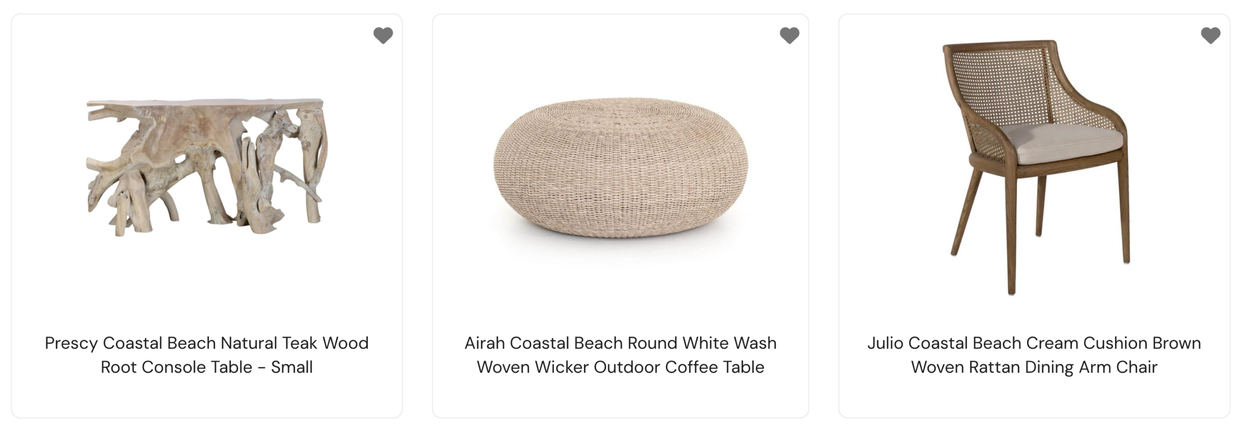 Curated Coastal furniture and objects from the SampleBoard ShopMy edit — bleached timber, linen, natural textures
